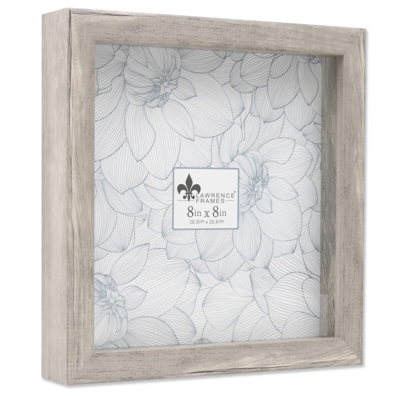 Lawrence Frames إطار لورانس ظل، 8x8، رمادي طبيعي - Image 1